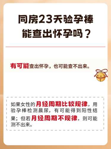 同房第九天能测出怀孕吗-第1张图片