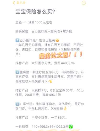 出生婴儿保险该怎么选择呢-第1张图片