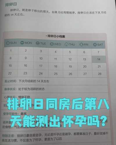 同房18天能不能测出怀孕-第1张图片