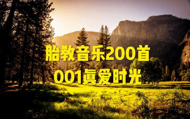 好听的胎教音乐音频有哪些推荐-第1张图片